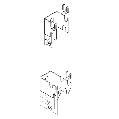 Wall Bracket Set Lamella